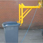 forklift wheelie bin handler