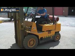 forklift wheelie bin handler
