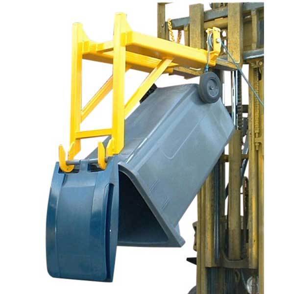 forklift wheelie bin handler
